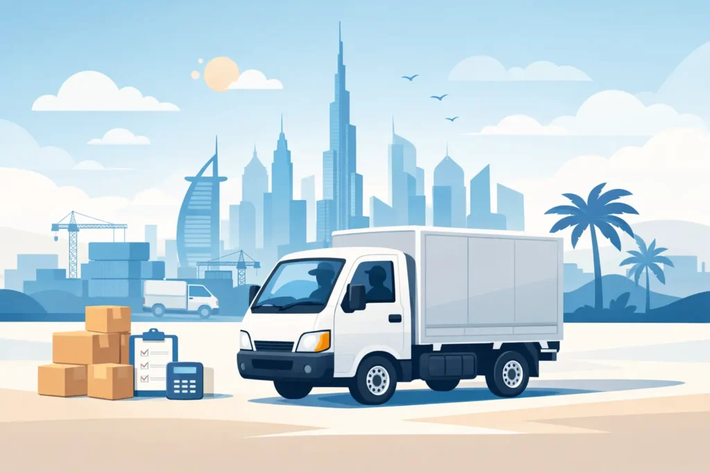 Mini Truck Rental Price in Dubai